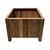 Small Square Wooden Planter - 23.5" - Brown - IMAGE 2