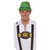 Brown and Yellow Lederhosen Men Adult Halloween Suspenders Costume Accessory - One Size - IMAGE 1