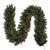 Pre-Lit Mixed Cedar With Berries Artificial Christmas Garland - 9’ x 12" - Clear Lights - IMAGE 2