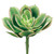 Echeveria Soft Touch Artificial Floral Pick Spray - 6" - Green and Pink - IMAGE 2