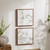 Bird on Branch Framed Canvas Wall Art - 10" x 10" - Set of 2 - IMAGE 1