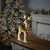 LED Lighted Reindeer with Scarf Christmas Infinity Mirror - 23.25" - IMAGE 1