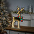 LED Lighted Reindeer with Scarf Christmas Infinity Mirror - 23.25" - IMAGE 3