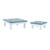 Wooden Floral Bird Pedestal Decorative Trays - 11.75" - Set of 2 - IMAGE 2