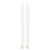 LED Lighted Flameless Taper Candles - 11" - White - Set of 2 - IMAGE 2