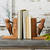 Pine Wood Woodpecker Bookends - 8.75" - Brown - Set of 2 - IMAGE 4