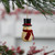Wooden Snowman Christmas Ornaments - 4" - Brown and Black - 12ct - IMAGE 1