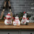 Cardinal Snowman Christmas Figurines - 9.75" - Set of 3 - IMAGE 1
