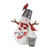 Cardinal Snowman Christmas Figurines - 9.75" - Set of 3 - IMAGE 3