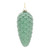 Frosted Glass Pinecone Christmas Ornaments - 6" - Green - 6ct - IMAGE 4