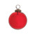 Solid Glass Christmas Ball Ornaments -  4" (102mm) - Red - 12ct - IMAGE 2