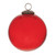 Solid Glass Christmas Ball Ornaments -  4" (102mm) - Red - 12ct - IMAGE 3
