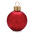 LED Lighted Snowflake Glass Christmas Ornament - 11" - Red and Gold - IMAGE 2