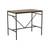 Rectangular Metal Frame Bar Table - 42" - Chestnut Brown and Black - IMAGE 5