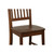 Hand Finished Solid Dining Chair - 39" - Chestnut Brown - IMAGE 3