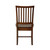 Hand Finished Solid Dining Chair - 39" - Chestnut Brown - IMAGE 4