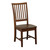 Hand Finished Solid Dining Chair - 39" - Chestnut Brown - IMAGE 5