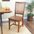 Hand Finished Solid Dining Chair - 39" - Chestnut Brown