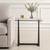 Iron Accent Table with Crystal Top - 24" - IMAGE 2