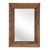 Weathered Style Wooden Framed Rectangular Wall Mirror - 57” - IMAGE 2
