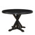 Round Top X Base Pedestal Dining Table - 48" - Black - IMAGE 6