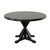 Round Top X Base Pedestal Dining Table - 48" - Black