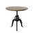 Adjustable Crank Table - 36" - Chestnut Brown and Black - IMAGE 1