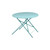 Round Foldable Outdoor Patio Table - 36" - Teal Blue - IMAGE 2