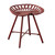 Solid Tractor Seat Iron Stool - 18" - Red - IMAGE 2