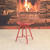 Solid Tractor Seat Iron Stool - 18" - Red - IMAGE 3