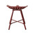 Solid Tractor Seat Iron Stool - 18" - Red - IMAGE 6
