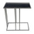 Marble Rectangular End Table - 26" - Black and Silver - IMAGE 2
