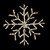 LED Lighted Snowflake Outdoor Christmas Decoration - 28" - IMAGE 3