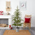 5.5’ Pre-Lit Artificial Pine Christmas Potted Tree, Clear LED Lights - IMAGE 6