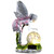 Solar Lighted Fairy with Gazing Ball Outdoor Garden Statue - 11" - IMAGE 5