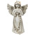 LED Lighted Angel Holding Heart Statue - 11.75" - IMAGE 2