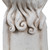 16.5" Lady Head with Flowers Textured Outdoor Garden Planter - Off White