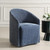 Curved Barrel Back Dining Chair - 31.5" - Blue - IMAGE 3