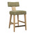 Floating Back Counter Stool - 37.5" - Moss Green - IMAGE 4
