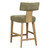Floating Back Counter Stool - 37.5" - Moss Green
