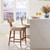 Floating Back Counter Stool - 37.5" - Beige - IMAGE 2