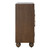 2-Door Oak Storage Cabinet with Circular Handle - 35.85" - Brown - IMAGE 5