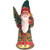 10.25" Vibrant Unique Santa with Red Coat Schaller Paper Mache Candy Container - IMAGE 1