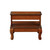Queen Anne Legged Bed Step - 19" - Cherry Brown - IMAGE 2