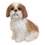 11" Sitting Shih Tzu Puppy Outdoor Garden Statue - IMAGE 1