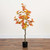 Maple Leaf Artificial Potted Tree - 4' - Orange and Red - IMAGE 1