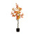 Maple Leaf Artificial Potted Tree - 4' - Orange and Red - IMAGE 2