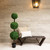 Potted Triple Boxwood Ball Outdoor Artificial Topiary Tree - 5' - IMAGE 1