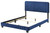 Upholstered Channel Tufted Full Panel Bed - 81" - Blue - IMAGE 3