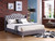 Full Faux Jewel Tufted Panel Bed - 80" - Gray - IMAGE 4